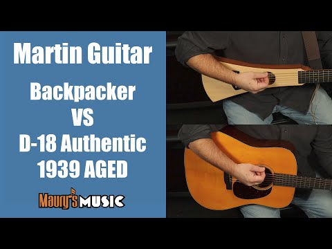 Martin Guitar Backpacker VS D-18 Authentic 1939 AGED