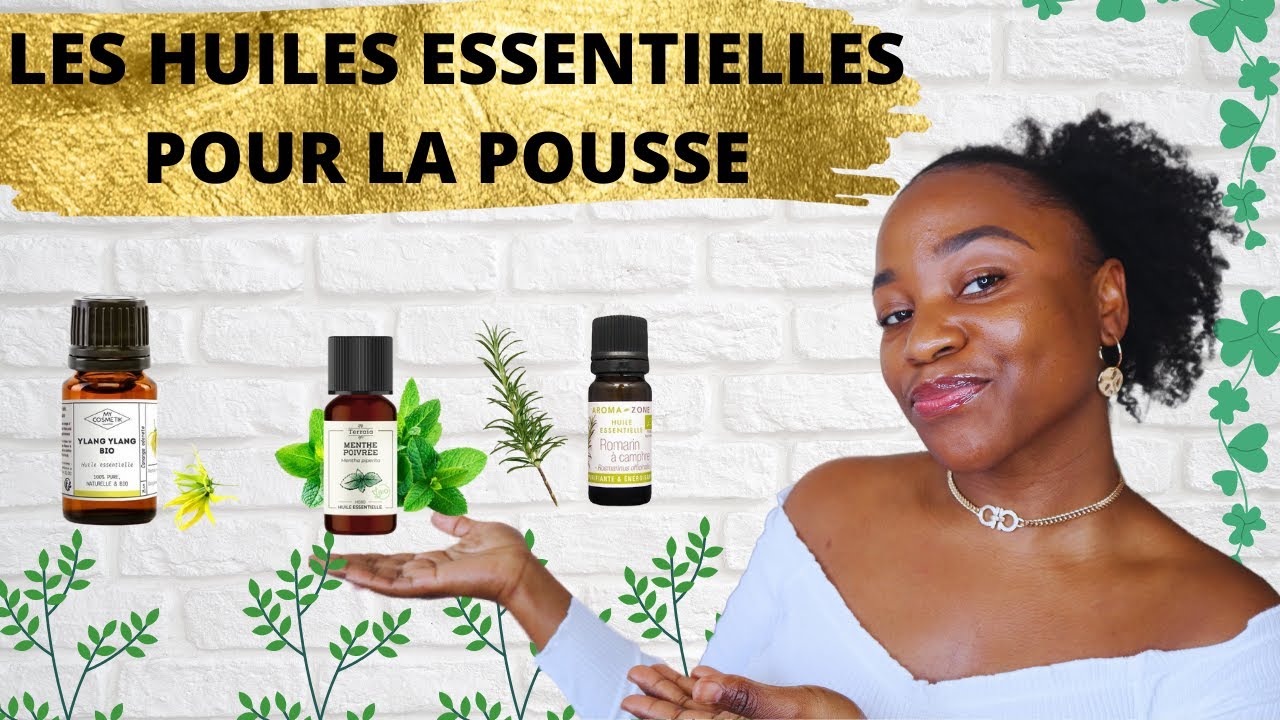 HUILES ESSENTIELLES POUR LA POUSSE - CHEVEUX CRÉPUS