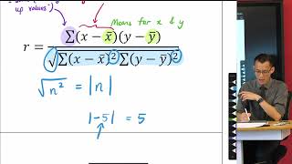 Pearson's Correlation Coefficient (2 of 3: Standardising the result)
