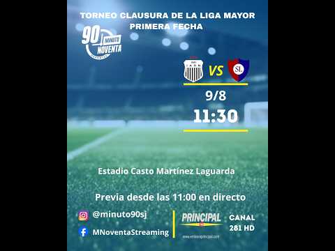 🔴RIO NEGRO VS SAN LORENZO EN VIVO ⚽ LIGA MAYOR DE SAN JOSE 2026 - Fútbol Club
