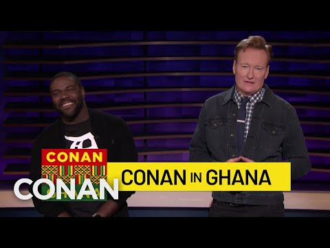 Conan Announces His Trip To Ghana With Sam Richardson | CONAN on TBS