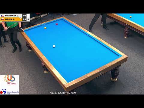 Czech Tournament | 3-cushion | Grand prix 3C | MT | Radovan Hájek v Jan Dvořáček