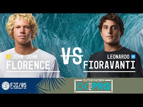 John John Florence vs. Leonardo Fioravanti - Round Three, Heat 6 - Outerknown Fiji Pro 2017