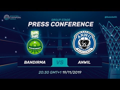 Teksüt Bandirma v Anwil Wloclawek - Press Conference -Basketball Champions League 2019-20