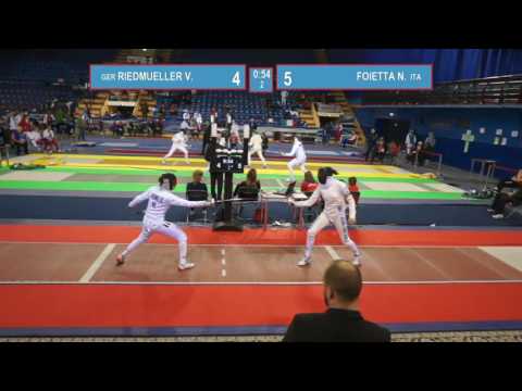 T16. FOIETTA Nicol (ITA) - RIEDMUELLER Vanessa (GER). Epee women.