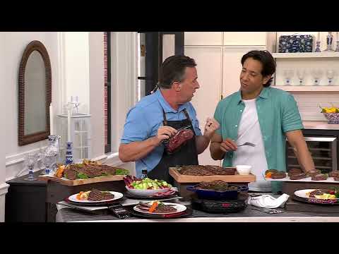 Rastelli's (10) 6-oz Black Angus Sirloin Steaks on QVC