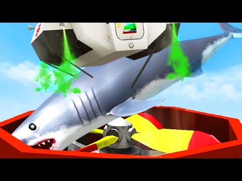 CAN THE SHARK SURVIVE THE KILLER RED FAN? - Amazing Frog - Part 147 | Pungence