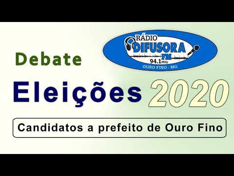 Debate Eleições Municipais 2020 - Candidatos a prefeito de Ouro Fino (MG)