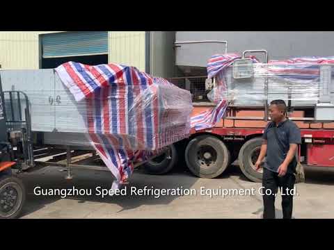 Liquid Nitrogen Individual Quick Freezing Machine Arrive at the Customer's Installation Site
