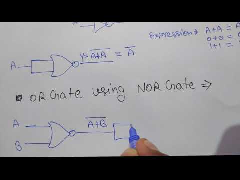 Basic Logic gates OR Gate and NOT Gate in Hindi Digital electronics tutorials