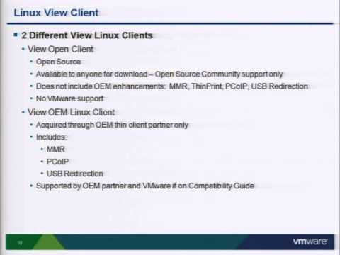 VMware world  DV8046-Deciphering the Thin Client Puzzle - View and Thin Client Technologies