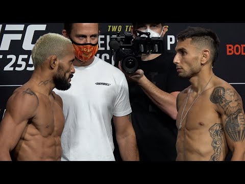UFC 255: Deiveson Figueiredo vs. Alex Perez Weigh-In Staredown - MMA Fighting