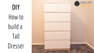 DIY | How to build a Tall Dresser