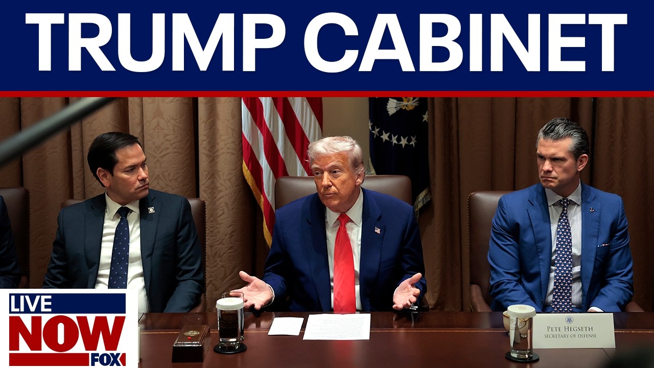 LIVE SOON: President Trump hosts cabinet meeting amid Iran talks
