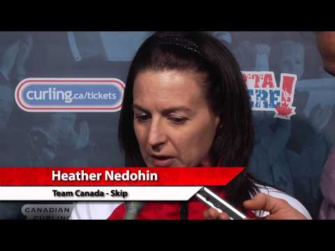 Draw 16 Media Scrum - 2013 Scotties Tournament of Hearts