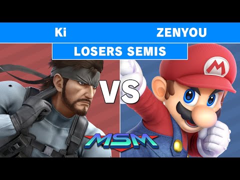 MSM 222 - DCG | Ki (Snake) Vs Zenyou (Mario) Losers Semis - Smash Ultimate