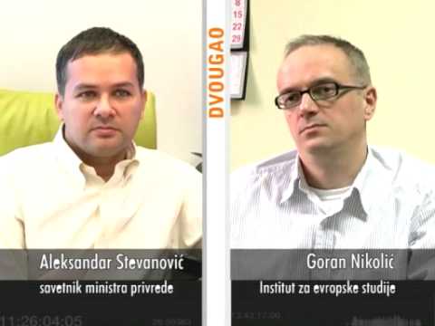 DVOUGAO Aleksandar Stevanović savetnik mistra privrede - Goran Nikolić Institut za evropske studije