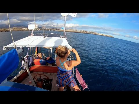 A SELF-MADE BIMINI And A Shock Before The ATLANTIC CROSSING – Ep. 22 Thula Sailing