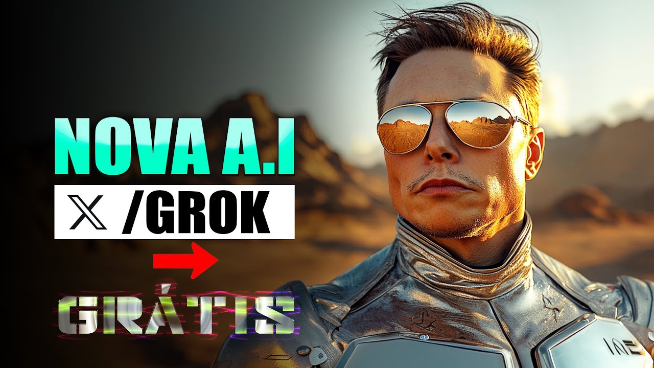 NOVA INTELIGÊNCIA ARTIFICIAL do ELON MUSK o GROK (GRÁTIS) + uma Ilimitada Neste Vídeo!!!