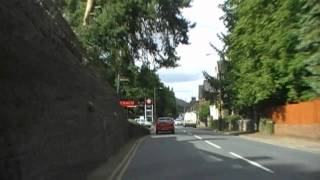 preview picture of video 'Driving Along Wells Road A449, Malvern, Worcestershire, England 30th August 2010'