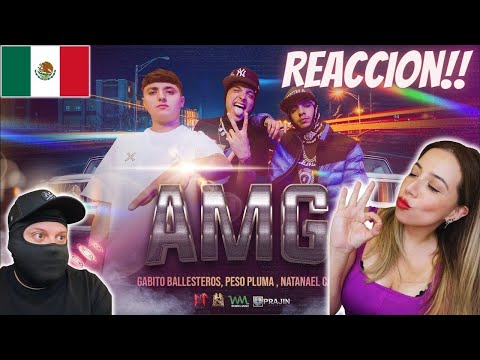 REACTION to AMG - NATANAEL CANO x GABITO BALLESTEROS x PESO PLUMA 🔥🔥🔥