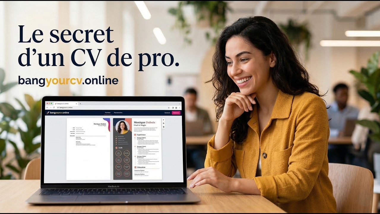 Démonstration BangYourCV — Comment créer un CV optimisé avec l'IA