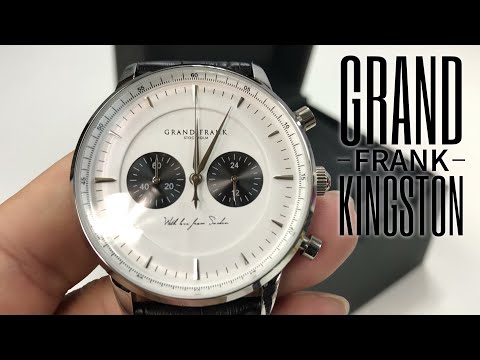 GIVEAWAY! The Kingston Panda Dial White Chronograph by Grand Frank Review & Giveaway