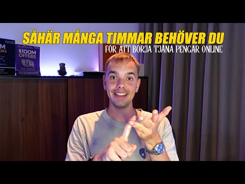 Timmarna du behöver för att tjäna 50k/m (vid sidan av jobbet)