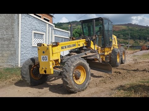 Máquina trabalhando no bairro prada bonita em bonito Pernambuco 