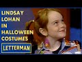 Young Lindsay Lohan In Dave's Halloween Costumes | Letterman