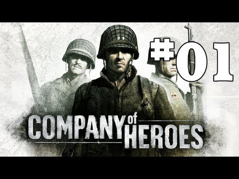 Company of Heroes - Let's Play - #01 Omaha Beach - german
