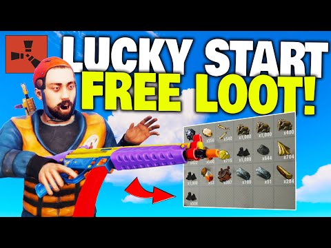 GETTING an INSANELY LUCKY START from DECAYED BASES! - Rust Solo Survival Gameplay