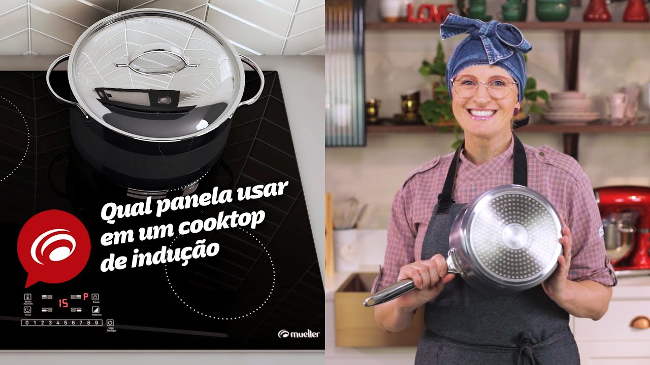 Watch Now Qual panela usar em um cooktop de indução | Explica Mueller Qual panela usar em um cooktop de indução | Explica Mueller