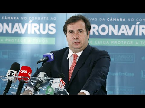 Coletiva - Maia fala sobre prorrogação do auxílio emergencial - 30/06/2020
