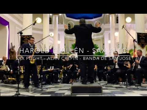 “Sax Flight” de Alain Crepin - Harold Guillén (Sax Alto) - Banda de Conciertos de San José