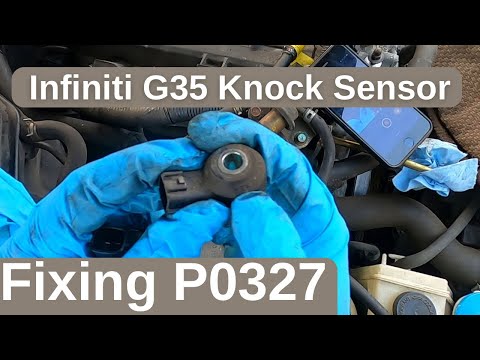 2003-2007 infiniti G35 P0327 knock Sensor Replacement