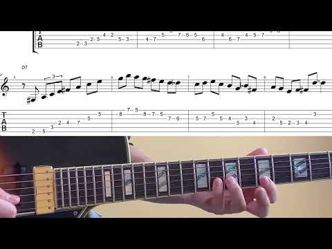 D7 Jazz Exercise - Pat Martino & George Benson Style