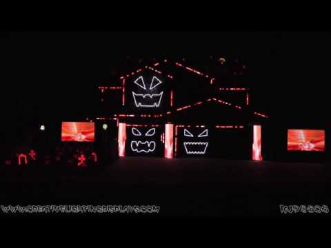 Halloween Light Show 2016 - I Can Only Imagine