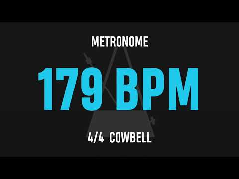 179 BPM 4/4 - Best Metronome (Cowbell)