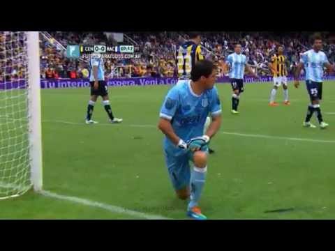 Ocasiones de Central 0 - Racing 0. Fecha 18. Torneo Primera División 2014. FPT