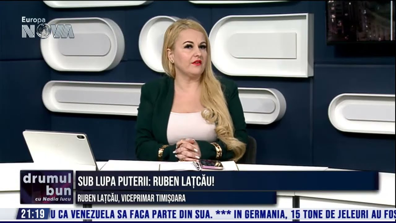 VIDEO (integral) emisiune Drumul Bun moderata de NADIA IUCU. Invitat-Ruben Latcau, viceprimar Timisoara