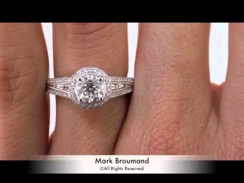 2.16ct Round Brilliant Cut Diamond Engagement Anniversary Ring-Mark Broumand