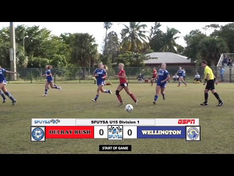 Wellington Wave 06 White vs AC Delray Rush 2006 - SFUYSA U15 D1 - 12/18/2020 - Multi Angle Broadcast