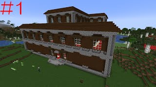 【マイクラ】森の洋館を拠点化してみた#1【ゆっくり実況】