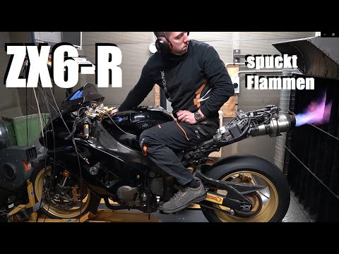Kawasaki ZX6-R | First Run after 5 Years of Standstill! (Dynamometer)