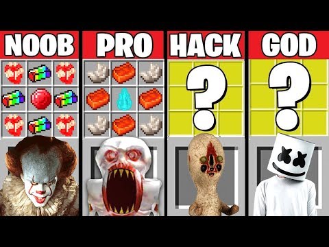 Minecraft Battle: SCP-096 VS MARSHMELLO CRAFTING CHALLENGE ~ NOOB vs PRO! HACKER vs GOD – Animation