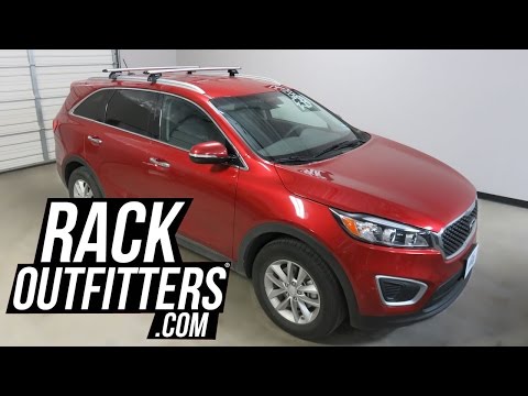 Kia Sorento with Rhino-Rack Vortex Aero SX Roof Rack Crossbars