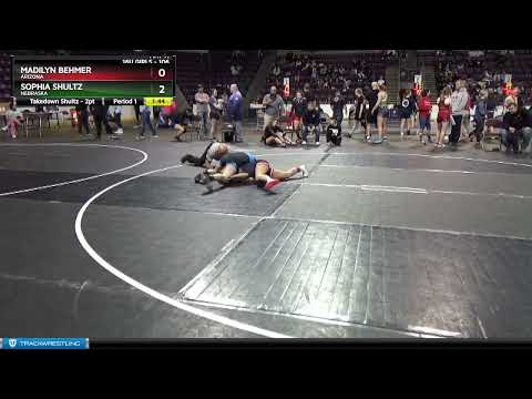 106 Lbs Cons. Round 2 - Madilyn Behmer, Arizona Vs Sophia Shultz, Nebraska 5838