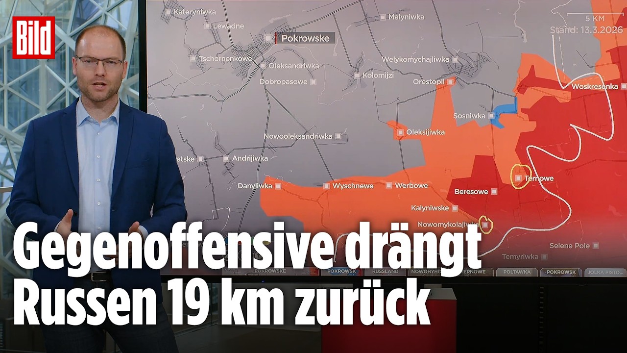 Ukraine-Drohnen gewinnen Lufthoheit in Russland | BILD Lagezentrum