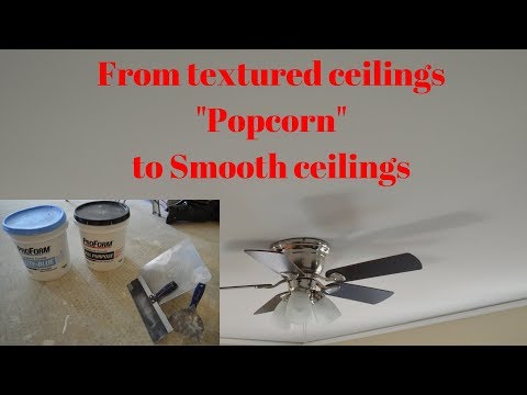 image-What is a smooth ceiling called?